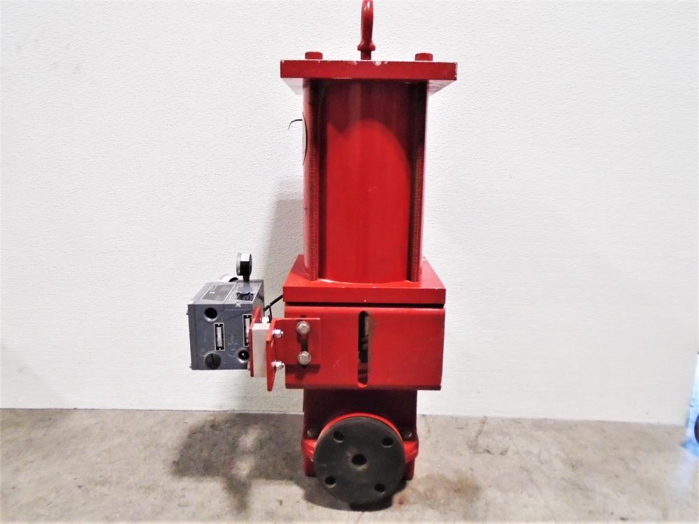 Red Valve 2" DI Control Valve w/ BLX Positioner & BLX Transmitter, Series 5200